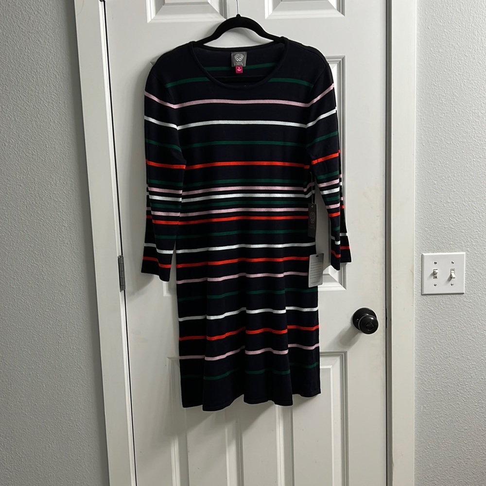 Vince camuto long sleeve sweater dress